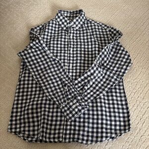 Crewcuts linen button down shirt